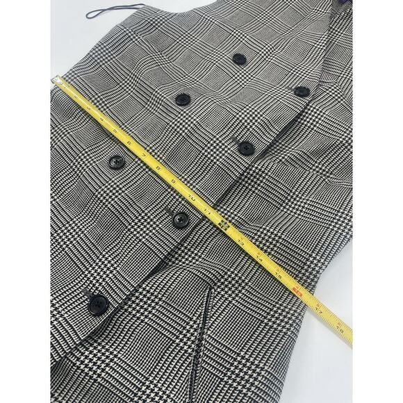 Ralph Lauren Collection Purple Label Wool Dress Double-Breasted Classic Plaid 14 - Picture 8 of 12